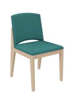 Chaise rembourrée 4 pieds Soline